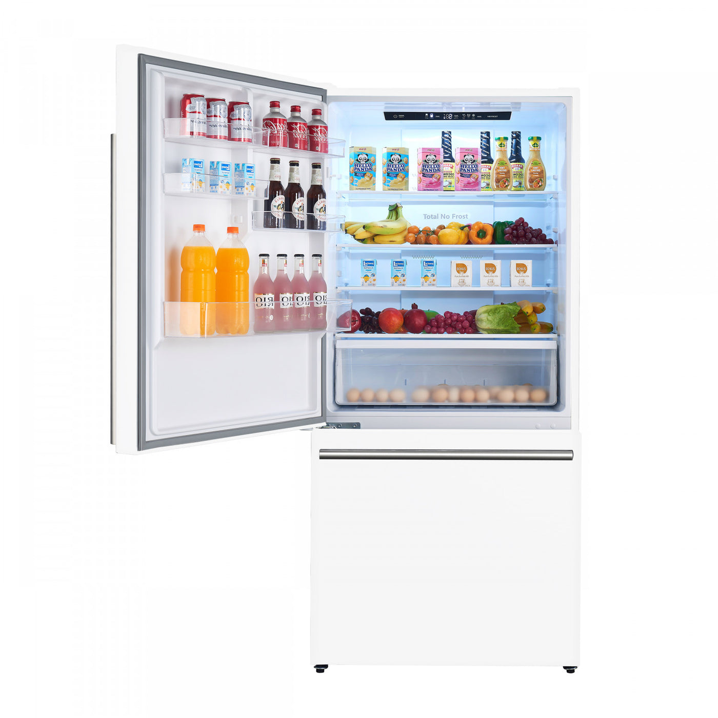 Forno Milano 62" White 2-piece Freestanding Dual Bottom Freezer Refrigerator (34.4 Cu. Ft.) - FFFFD1787-60WHT