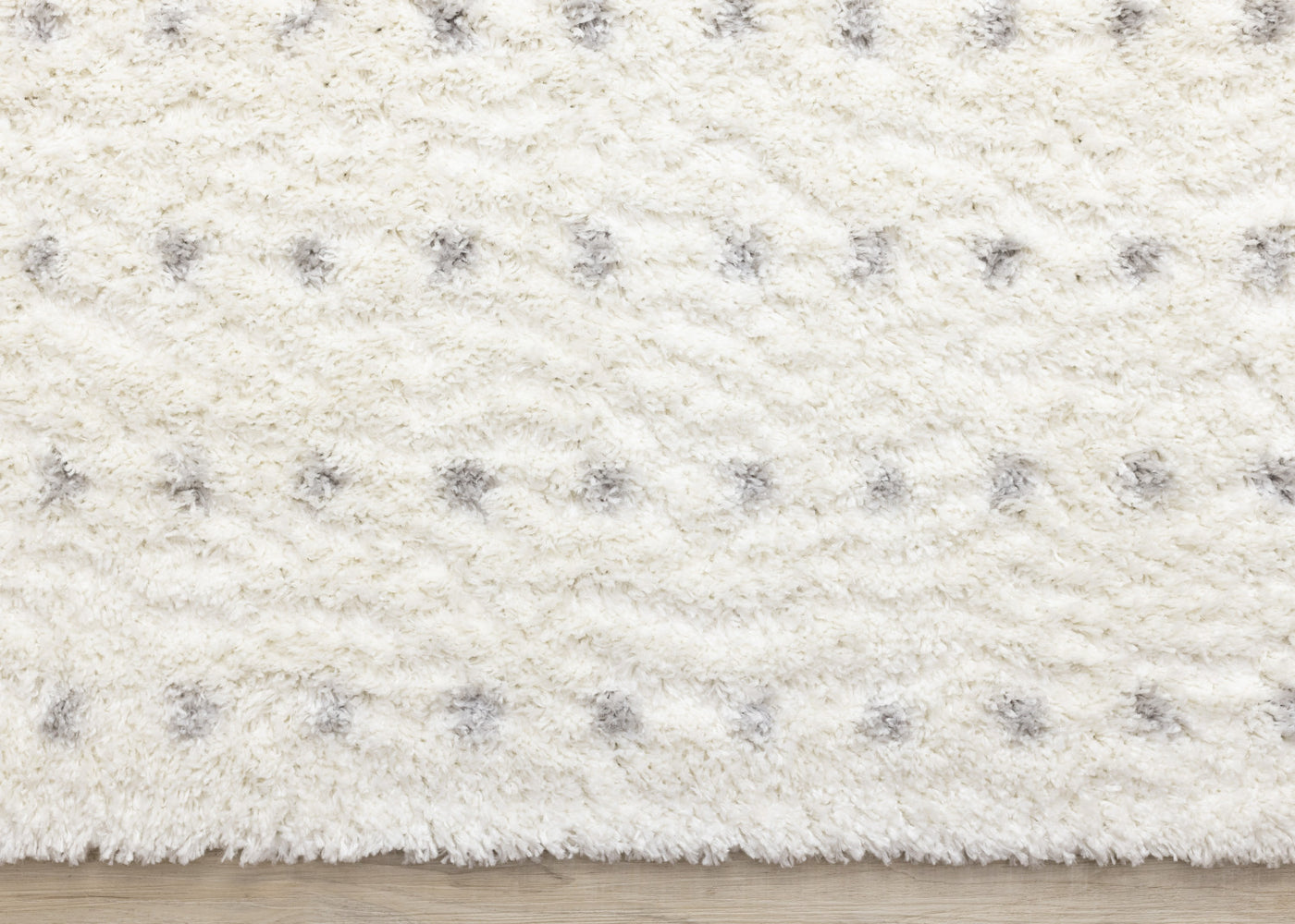 Palmer Casual Contemporary Speckled Area Rug - White Grey - 7' X 10'