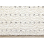 Palmer Casual Contemporary Speckled Area Rug - White Grey - 7' X 10'