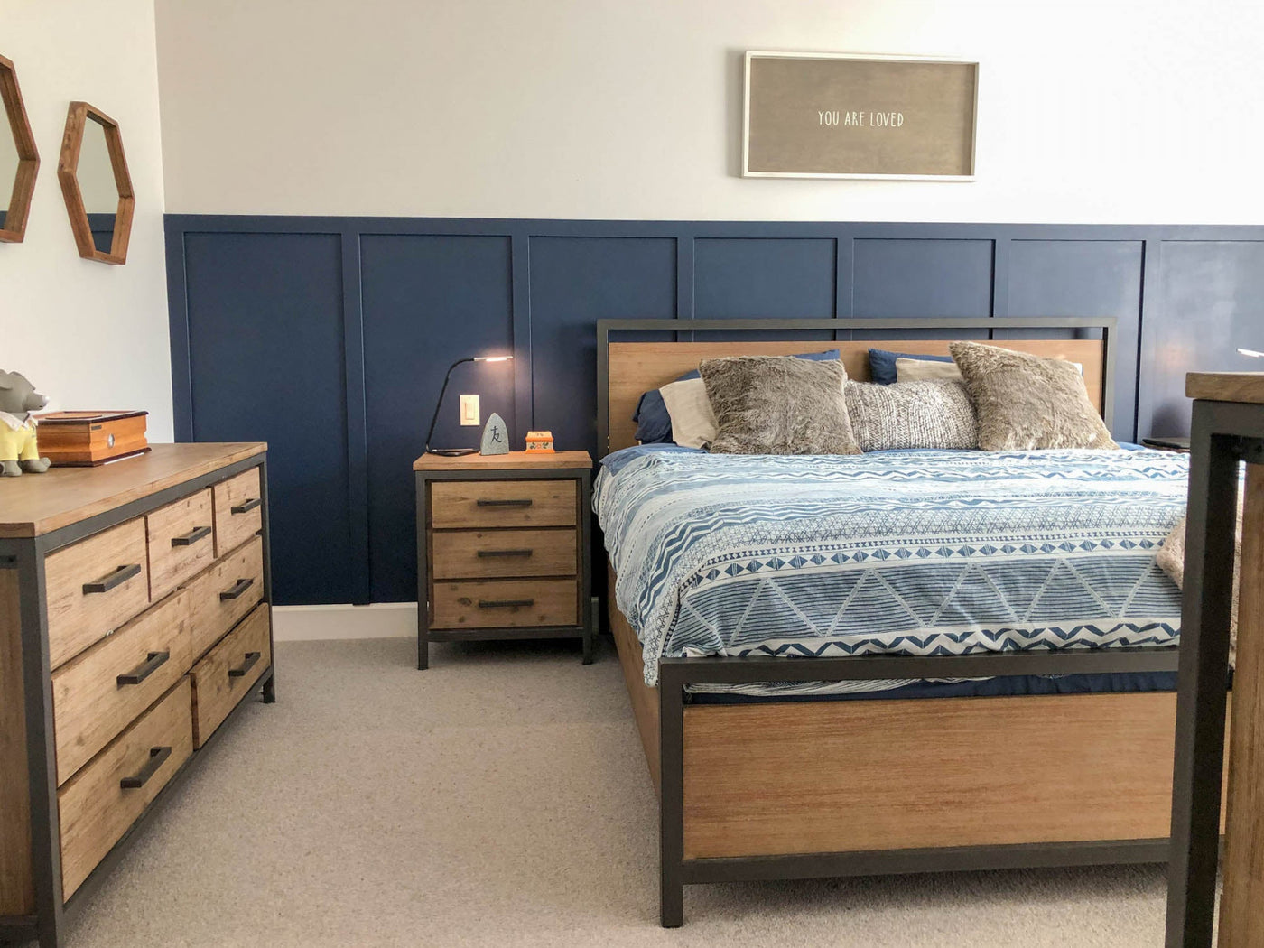 Liora Nightstand - Greige