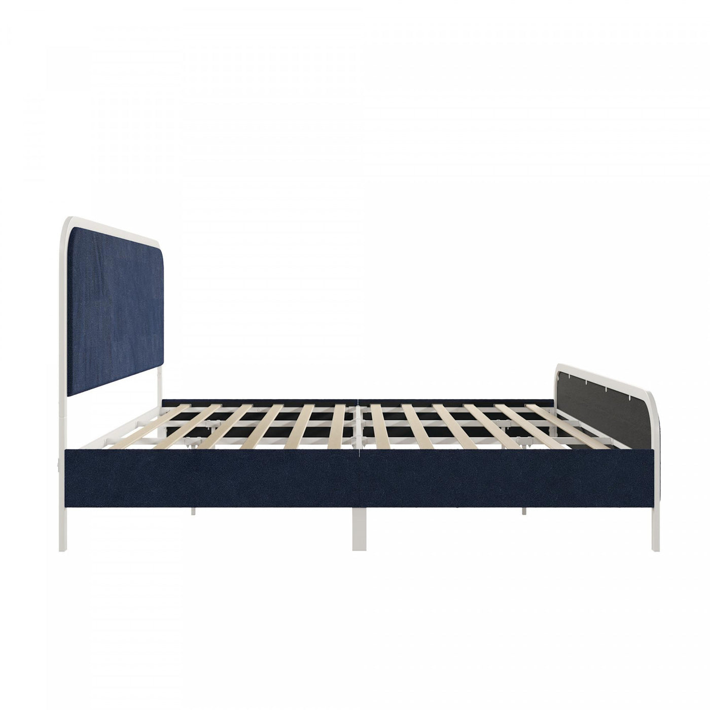 Novogratz Tallulah Upholstered King Platform Bed - Navy