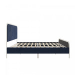Novogratz Tallulah Upholstered King Platform Bed - Navy