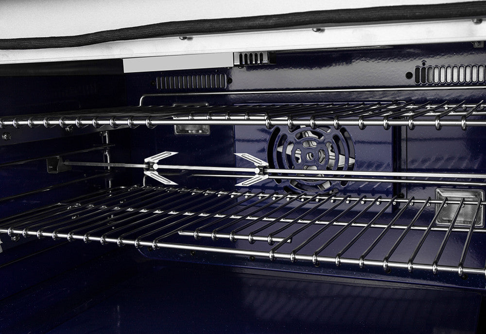 Forno Capriasca 48" Stainless Steel Dual Fuel Double Oven Range with True Convection (6.58 Cu. Ft.) - FFSGS6187-48