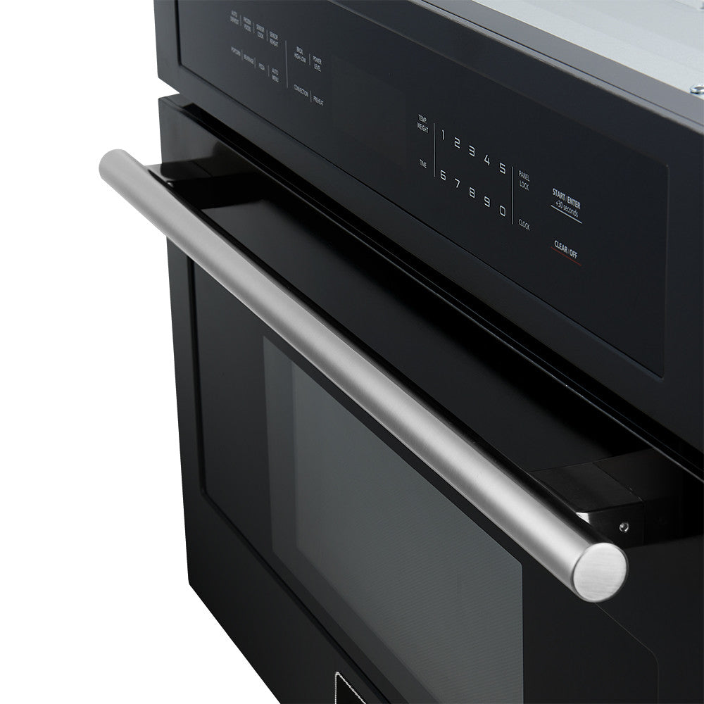 Forno Oliena Black 30" Built-In Microwave Convection Oven (1.6 Cu. Ft.) - FMWDR3093-30BLK