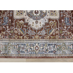 Macie Traditional Area Rug - Red Cream - 5' X 8'