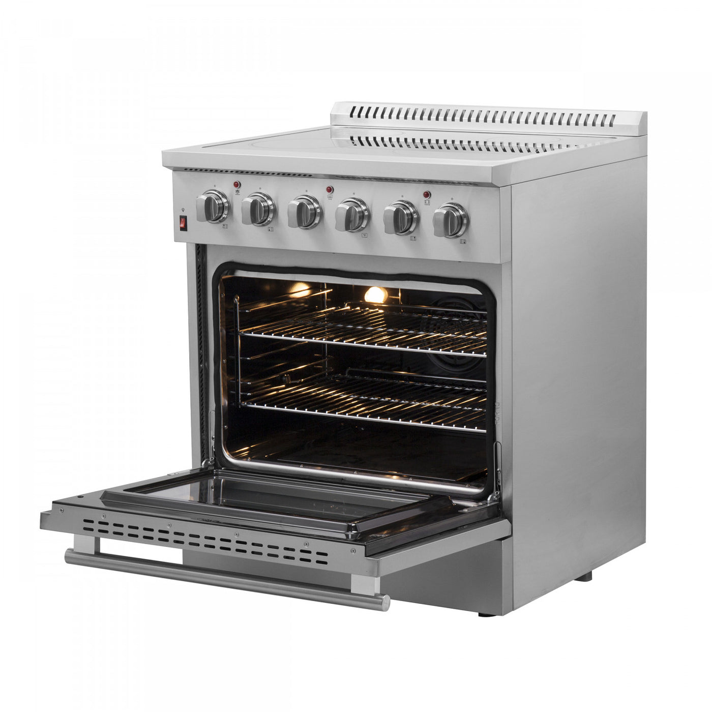 Forno Galiano 30" Stainless Steel Freestanding Electric Range With True Convection And Air Fry (4.32 Cu. Ft.) - FFSEL6083-30