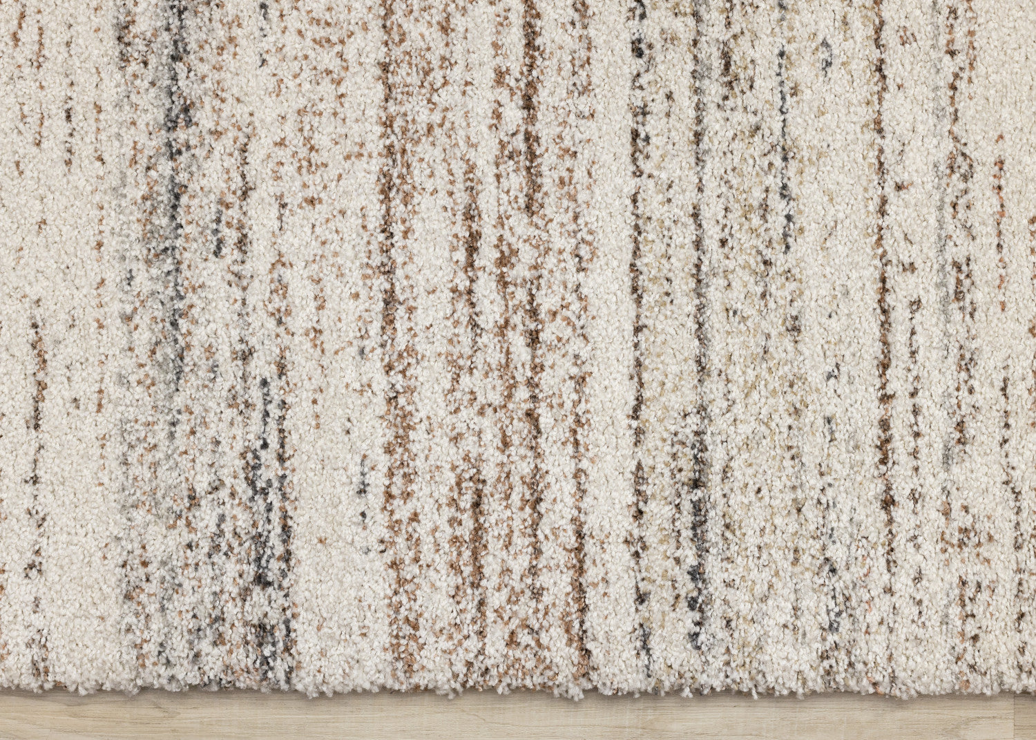 Marquee Soft Contemporary Area Rug - Cream Rust - 8' X 11'