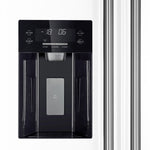 Forno Salerno 36" White Side-by-Side Refrigerator With Ice & Water Dispenser (20 Cu. Ft.) - FFRBI1844-36WHT