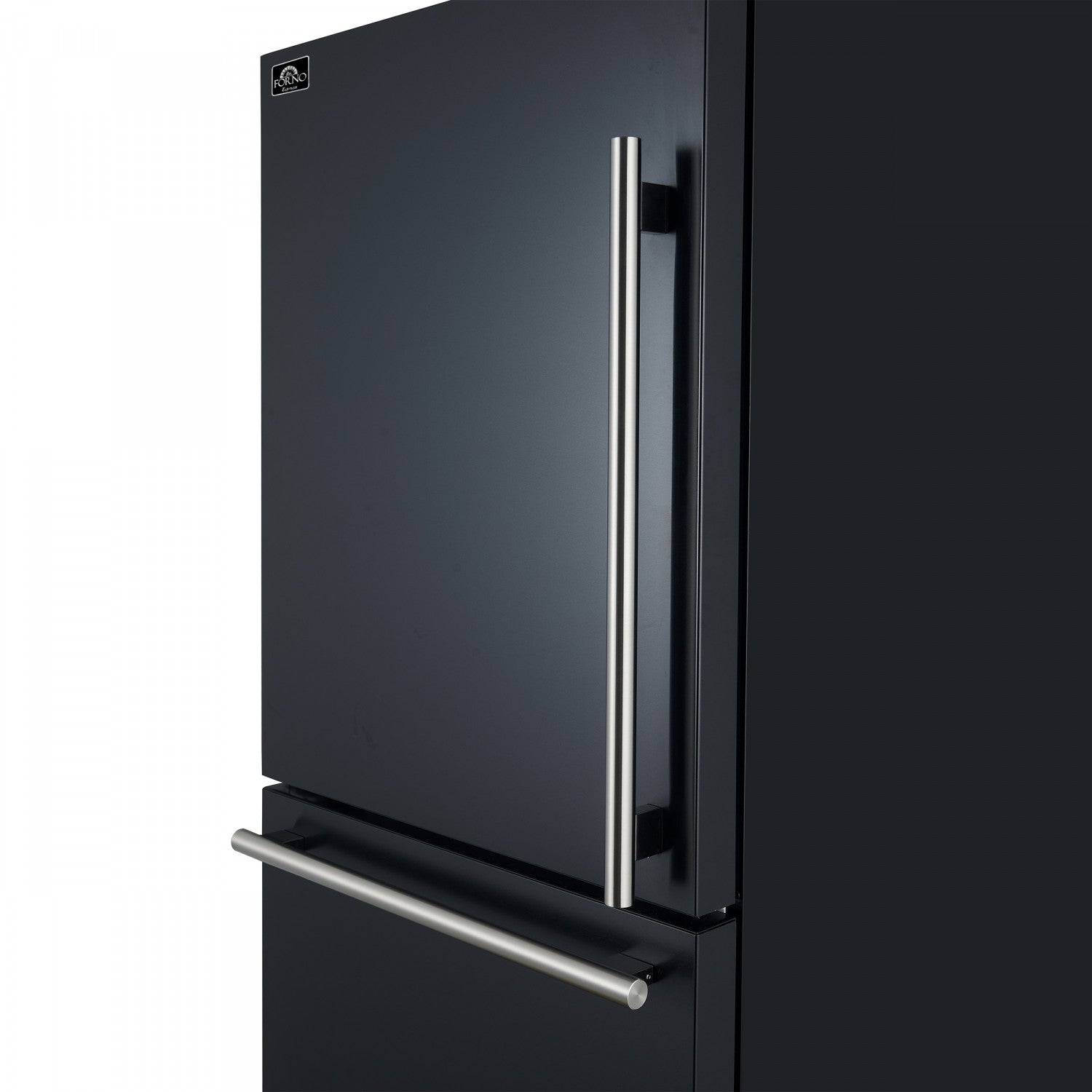 Forno Milano 62" Black 2-piece Freestanding Dual Bottom Freezer Refrigerator (34.4 Cu. Ft.) - FFFFD1787-60BLK