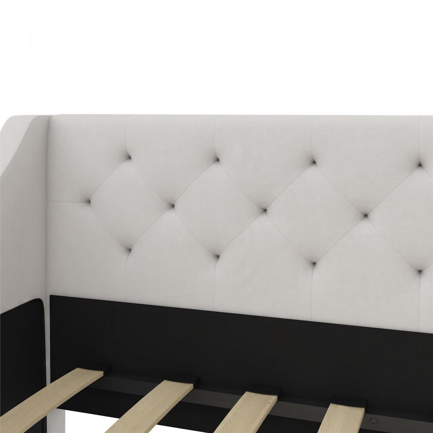 Novogratz Her Majesty Twin Daybed and Trundle - Ivory