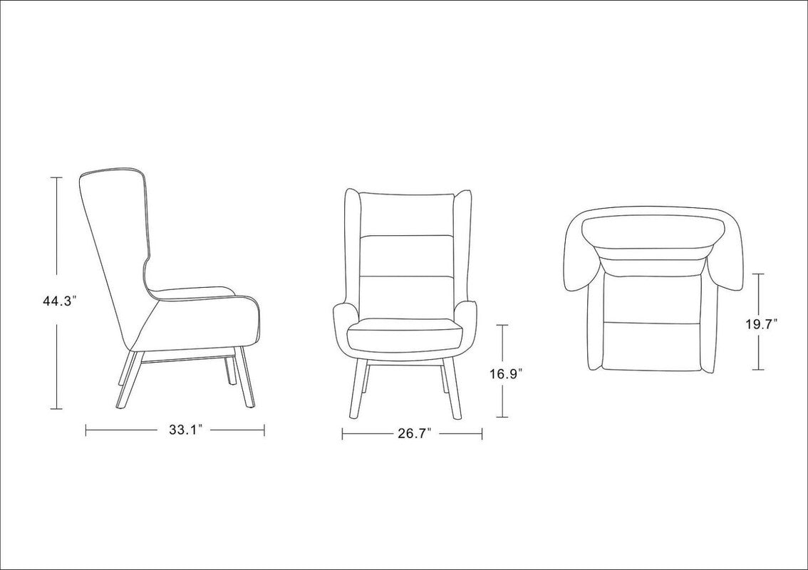 Taktsang Accent Chair - Wheat