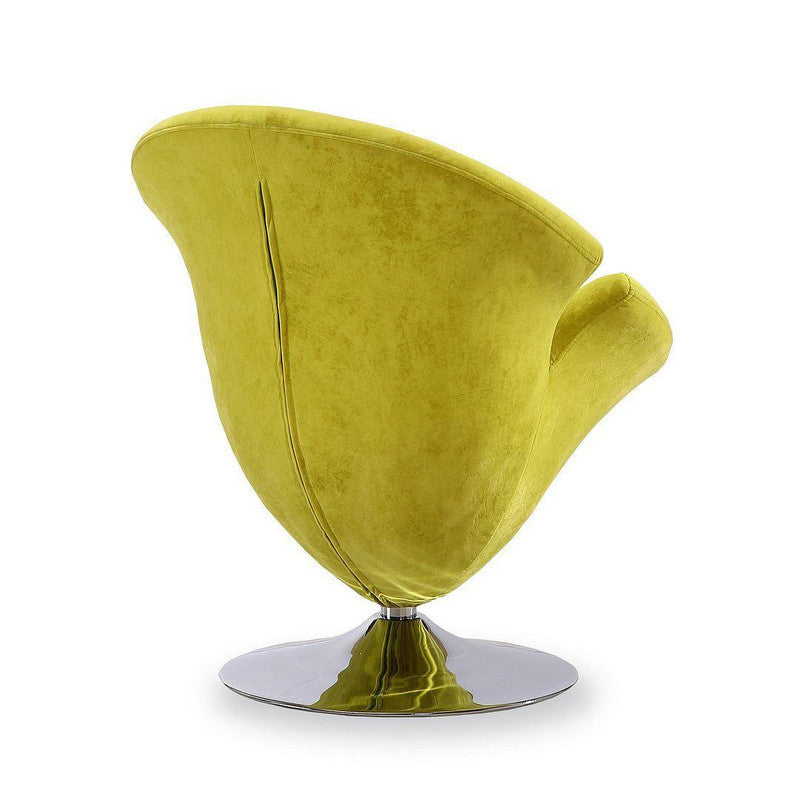 Niani Swivel Accent Chair - Green