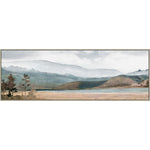 Mountainview Wall Art - Light Brown/Teal - 61 X 21