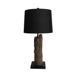 Rustic Charm Table Lamp - Brown, Black