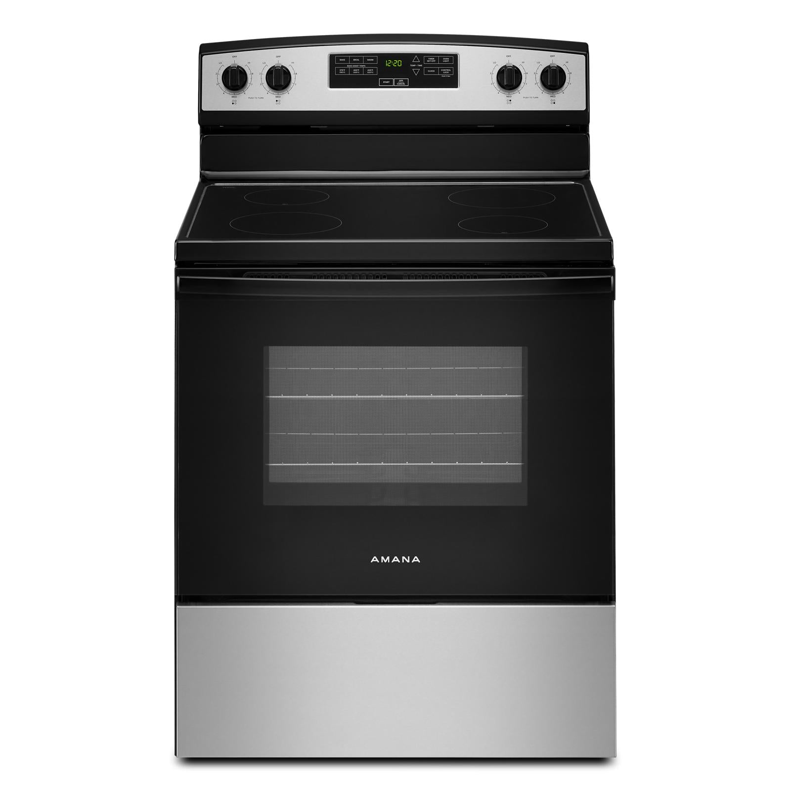 Amana Stainless Steel Freestanding Electric Range (4.8 Cu. Ft.) - YAER6203MSS