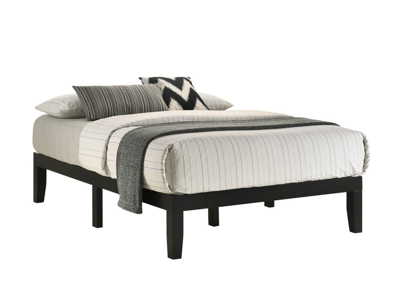 Amira Full Platform Bed Black Leon's