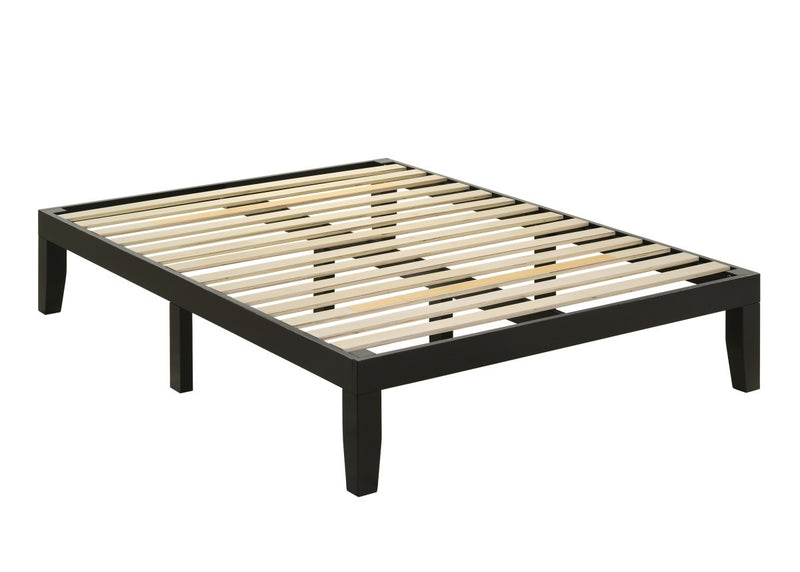 Amira Queen Platform Bed Black Leon's