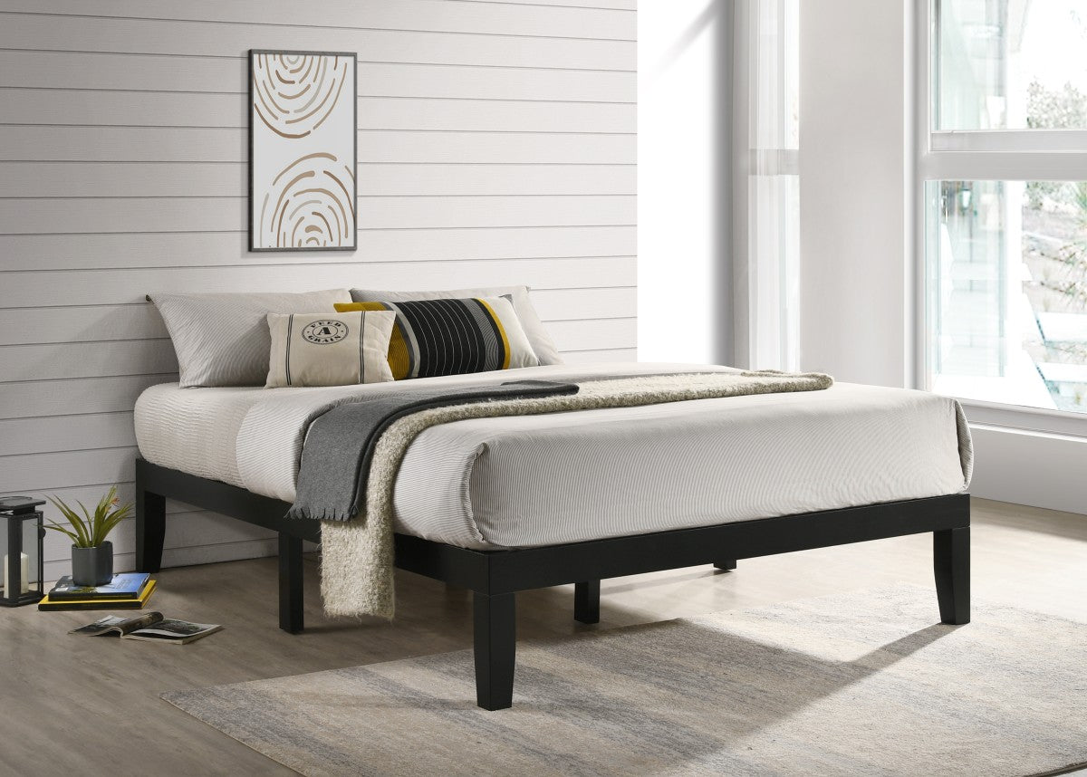 Amira Queen Platform Bed - Black