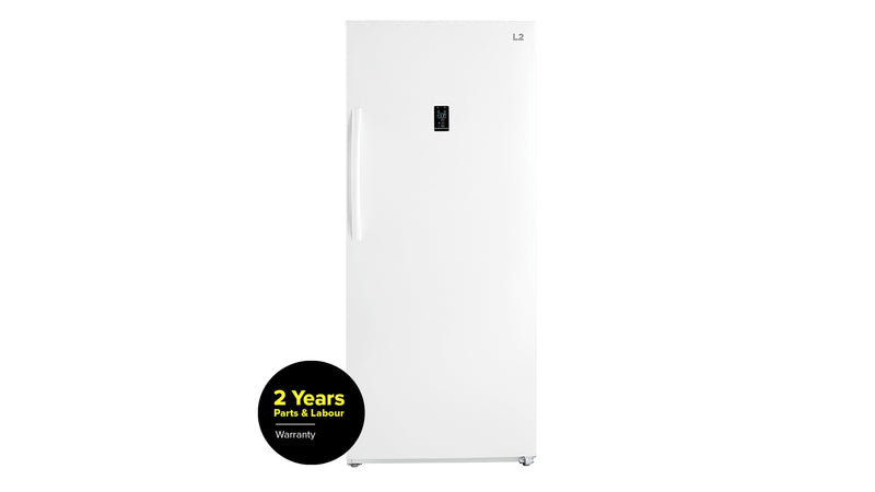 L2 White Upright Freezer and Convertible Fridge ( 17 Cu. Ft