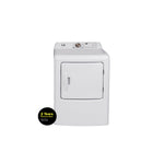 L2 White Electric Dryer with French Display (6.7 Cu. Ft) - LE43A3AWWFR