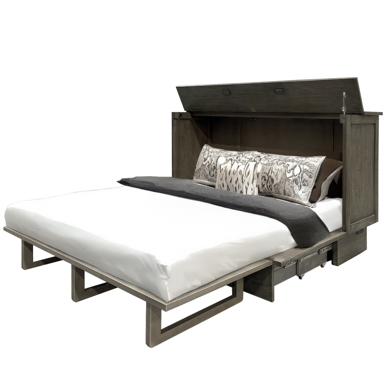 最終値下　FILM Bed side chest 1960s Aspen Queen Sleep Chest - Slate Grey | Leon's