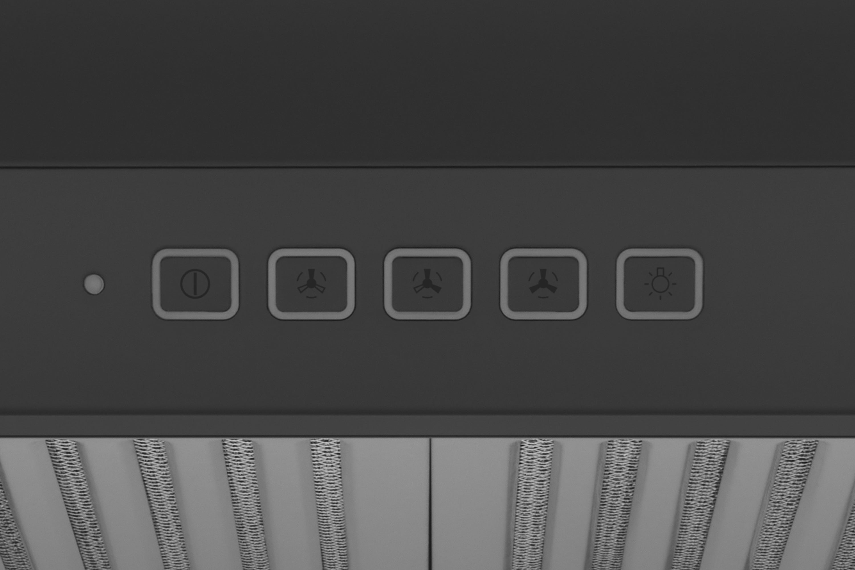 Hauslane Chef Series Black 30" 400 CFM Under Cabinet Range Hood - UC-B018BLK-30