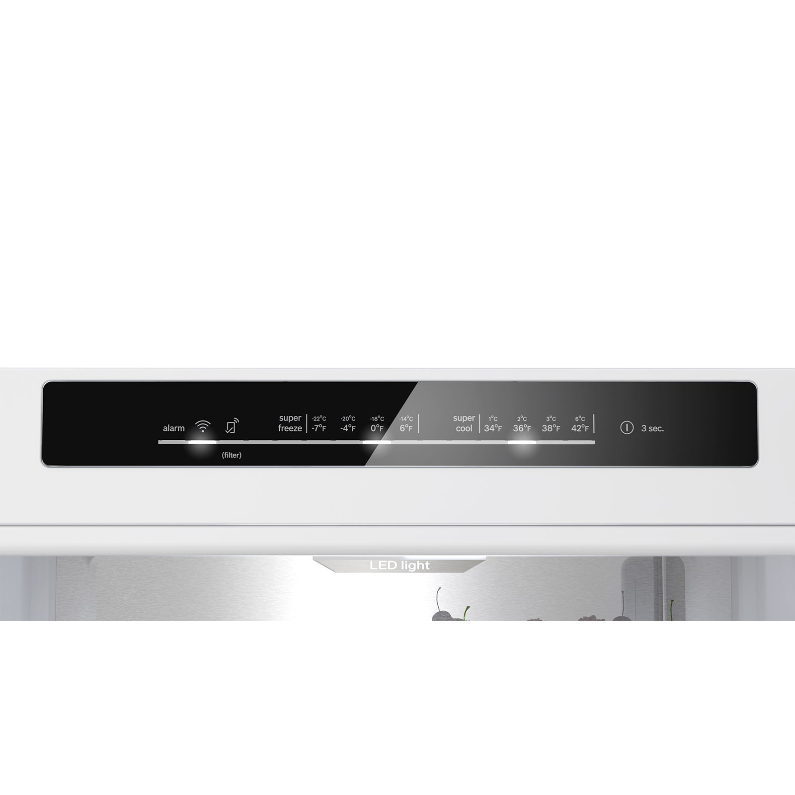 Bosch 24" 12.8 Cu. Ft. Stainless Steel Smart Counter-Depth Bottom-Freezer Refrigerator with Home Connect - B24CB50ESS