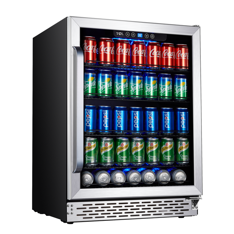TCL Stainless Steel 161-Can Beverage Chiller - B521F | Leon's