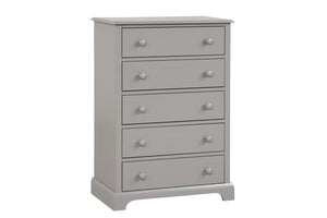 Trudy 5-Drawer Chest - Grey