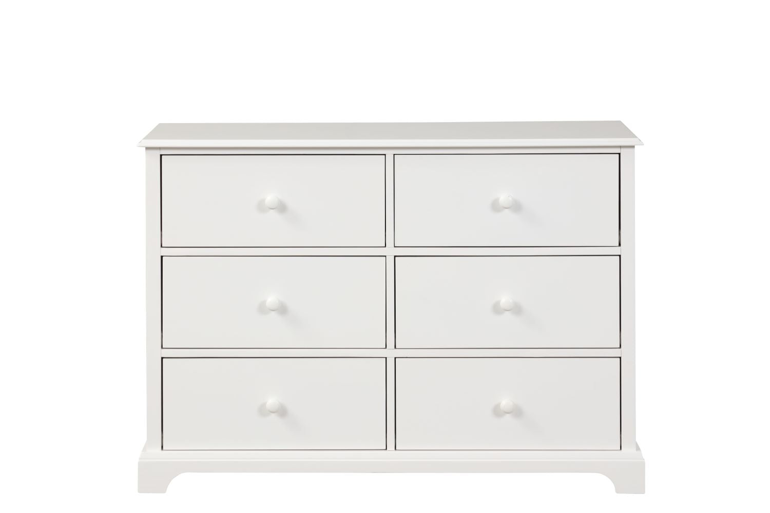 Trudy 6-Drawer Dresser - White