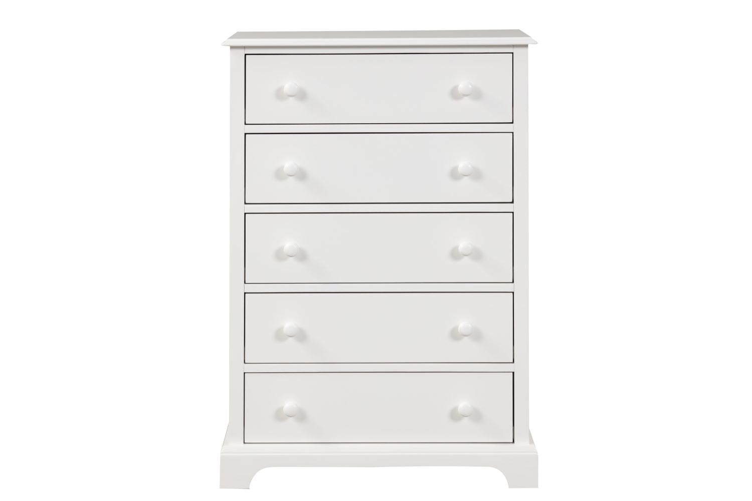 Trudy 5-Drawer Chest - White