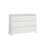 Trudy 6-Drawer Dresser - White