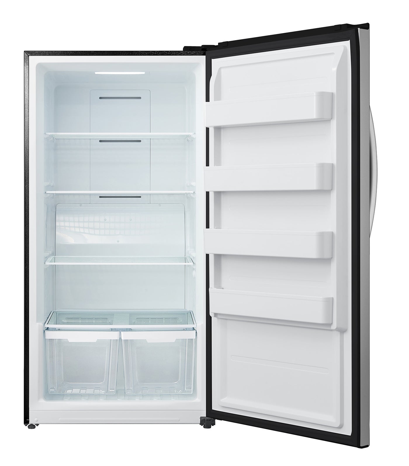 L2 Stainless Steel Upright Freezer and Convertible Fridge (17 Cu. Ft) - LRU17B6ASS