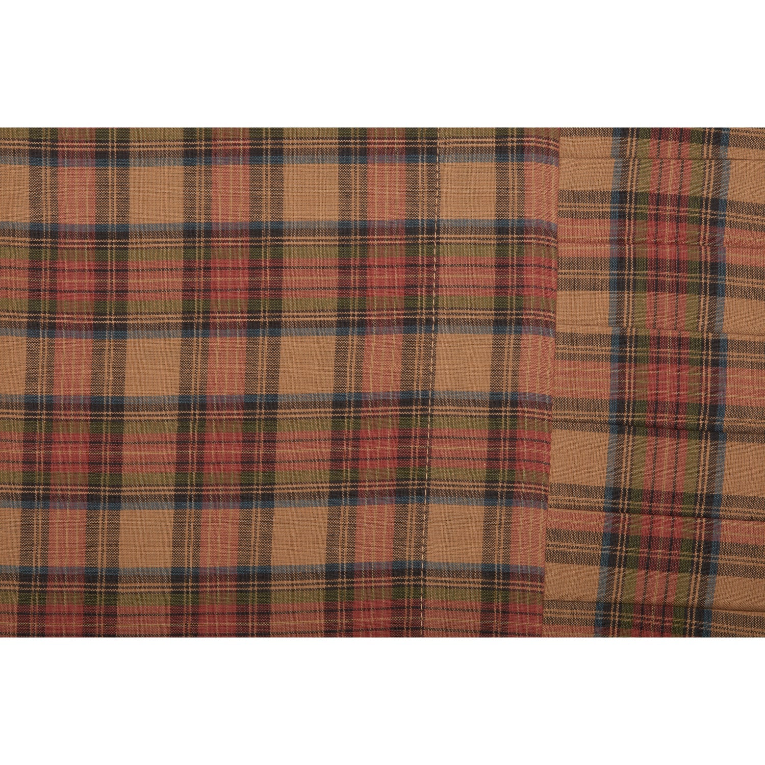 Knightsbridge King Pillow Case - Natural/Cobalt - Set of 2