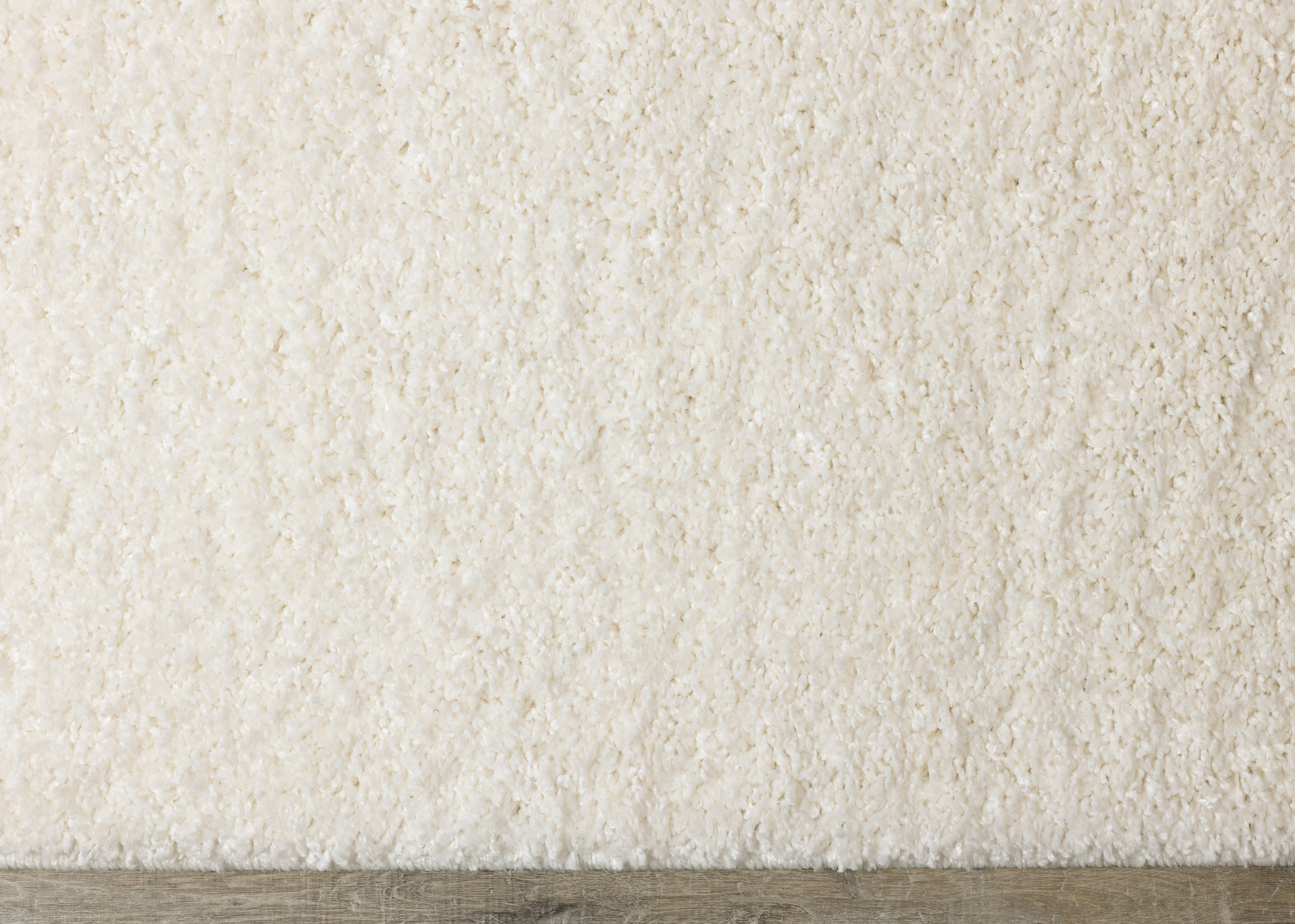 Brio 5'3" x 7'7" Shag Area Rug - Cream