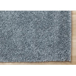 Brio 6'7" x 9'10" Shag Area Rug - Blue