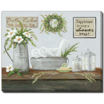 Well Stocked II Wall Art - Green/White - 20 X 16