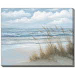 Seaside Grains Wall Art - Blue/White - 20 X 16