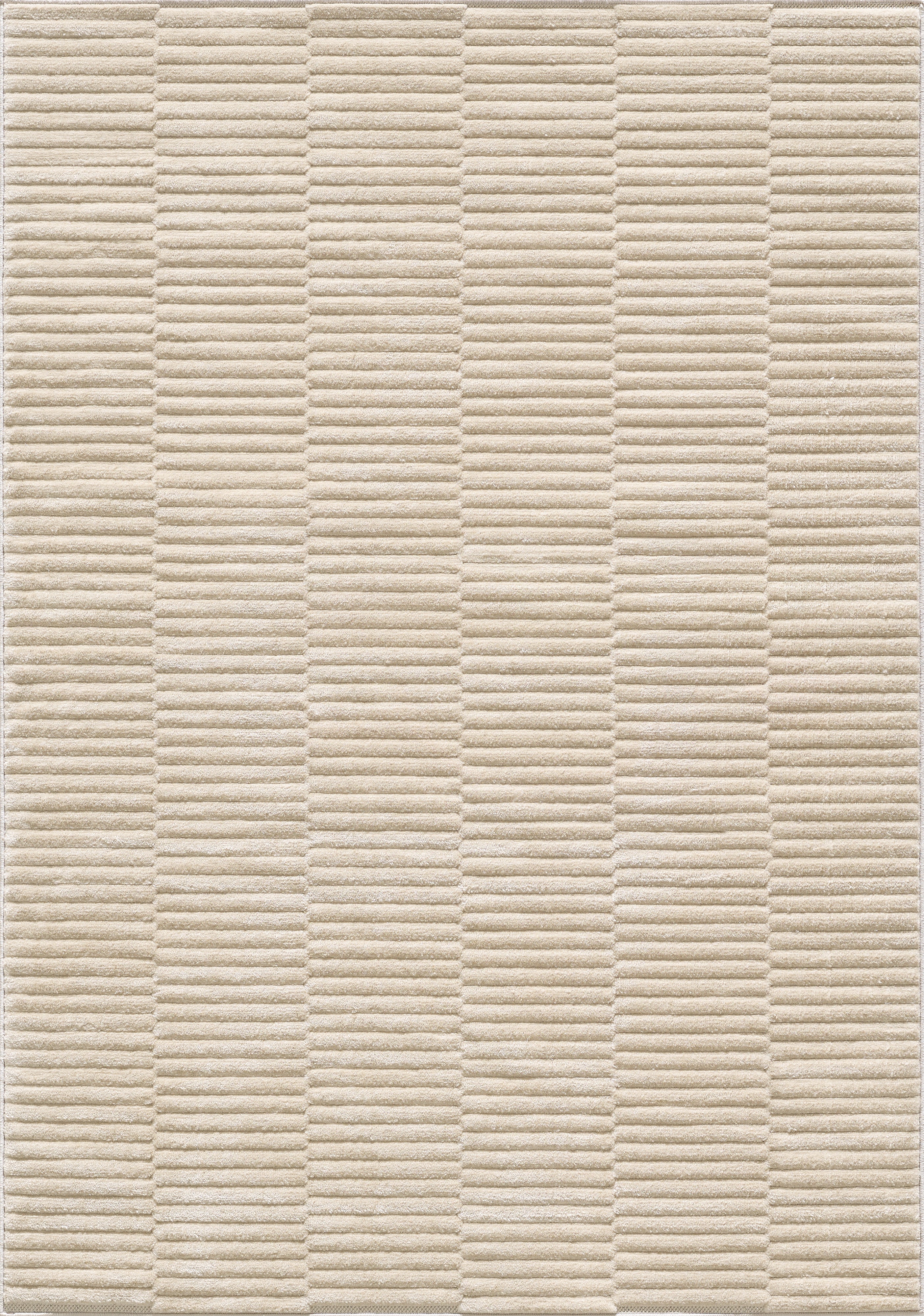 Merinos Cornelle 6'6" x 9'5" Area Rug with Underpad - Beige