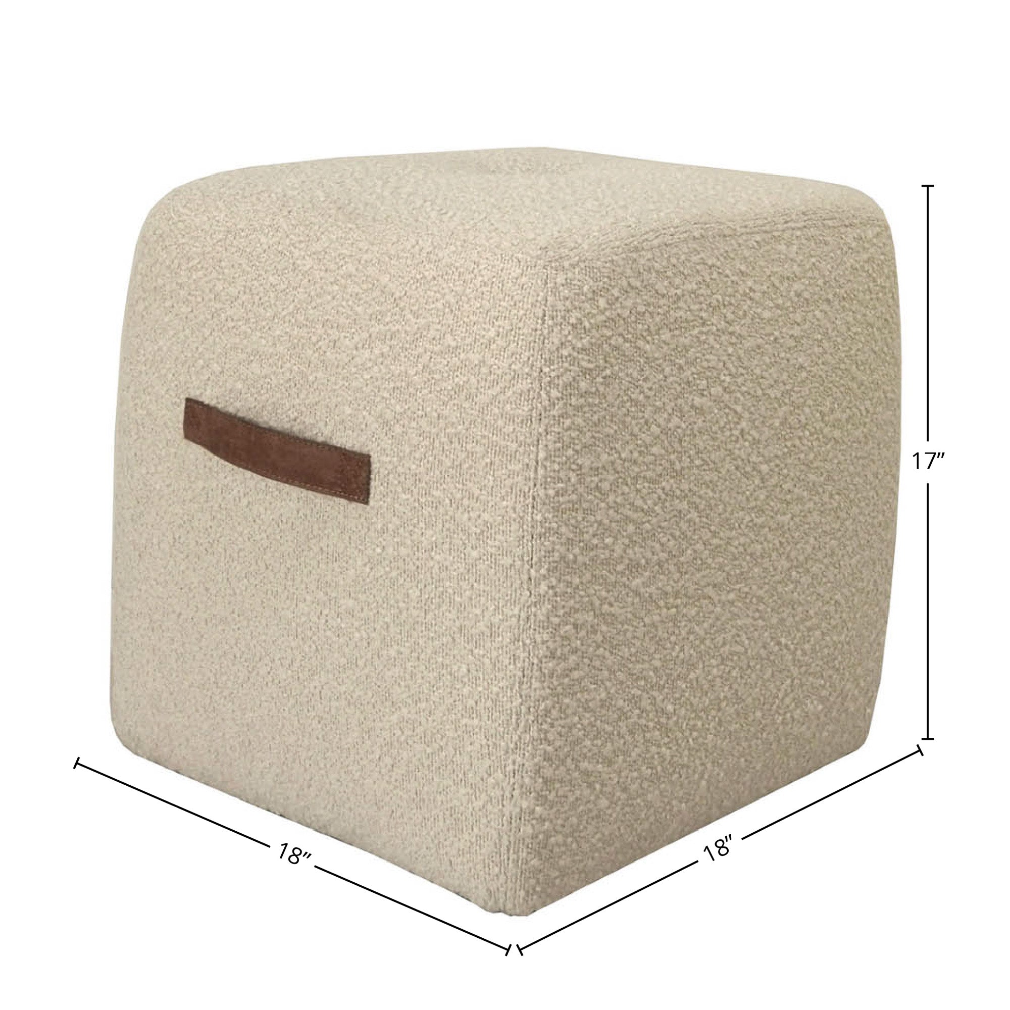 Jorra Delight Ottoman - Cream