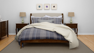 Cotton House King Textured Blanket - Cream
