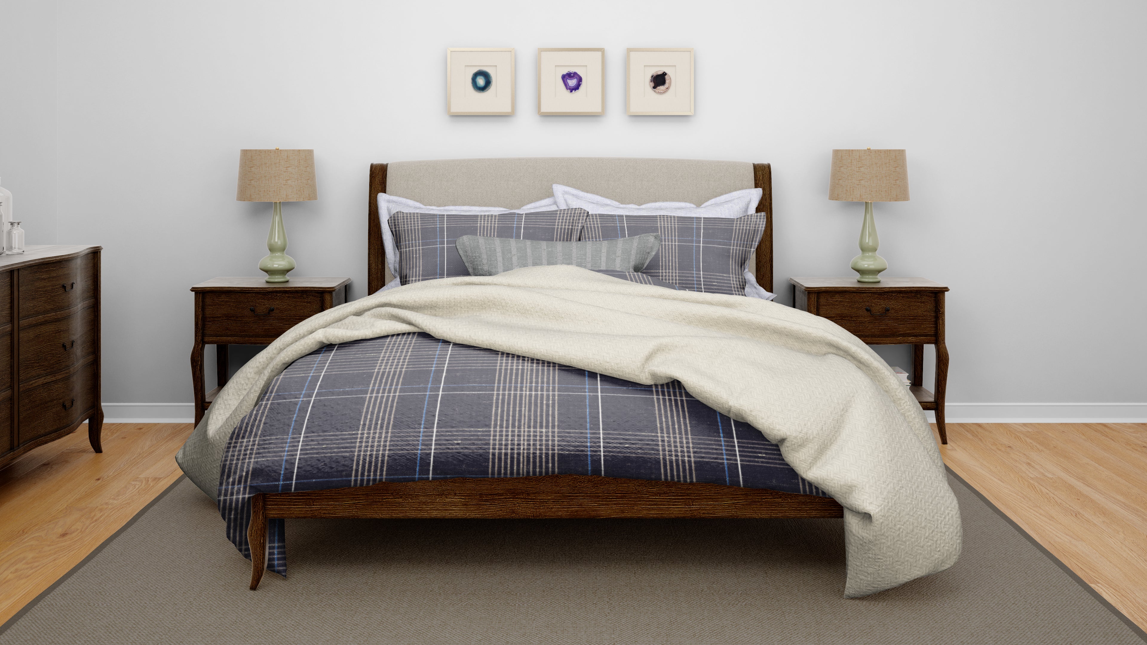 Cotton House Double/Queen Textured Blanket - Cream