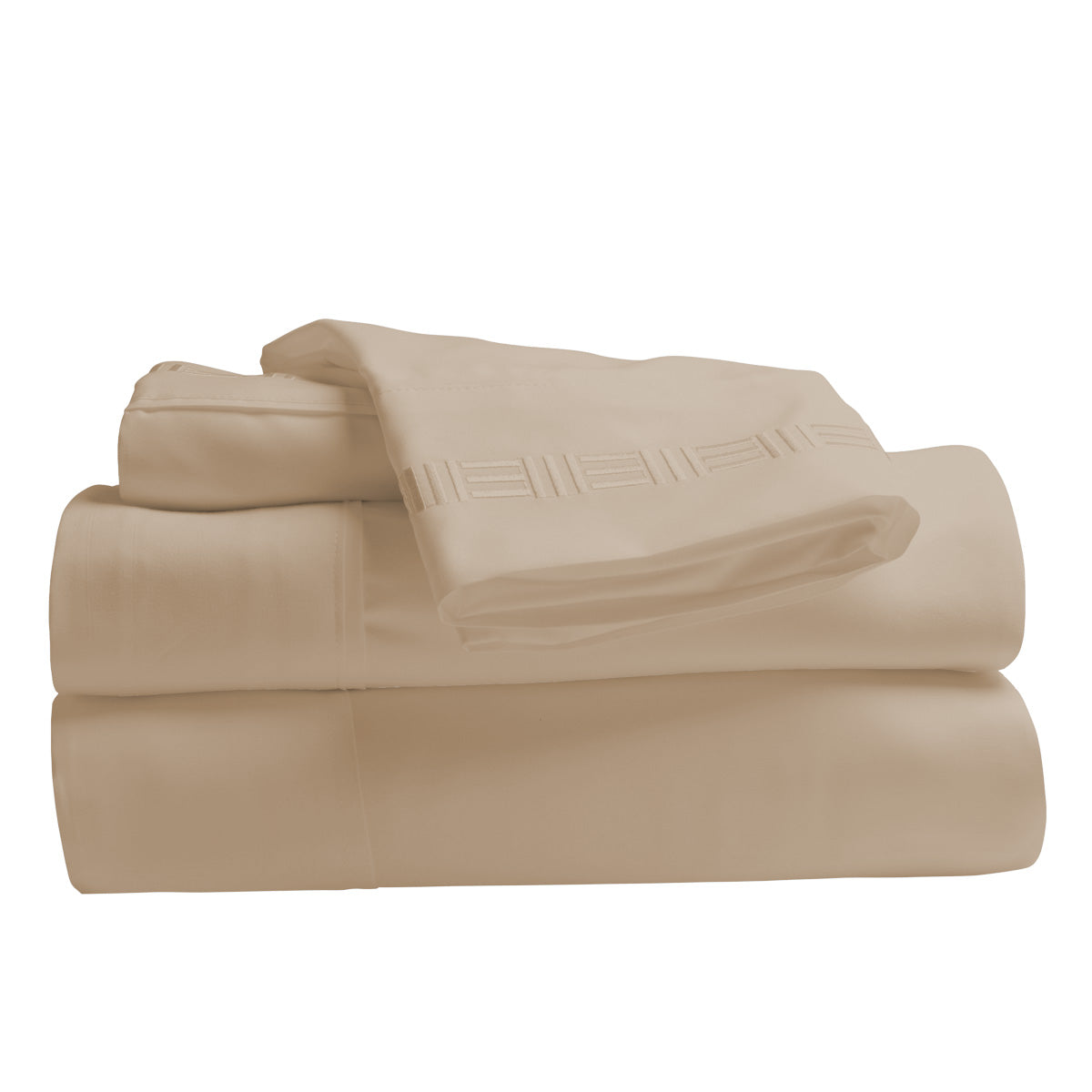 Nilus Queen Sheet Set - Cream