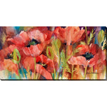 Floral Celebration Canvas Wall Art - 20 X 40