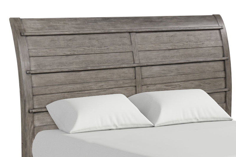 Dahlia 3Piece King Storage Bed Grey Leon's