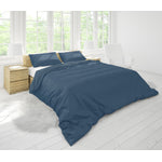 Cotton House Twin Duvet Cover Set - Blue