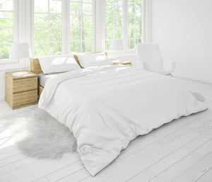 Cotton House 3-Piece King Duvet Cover Set - White