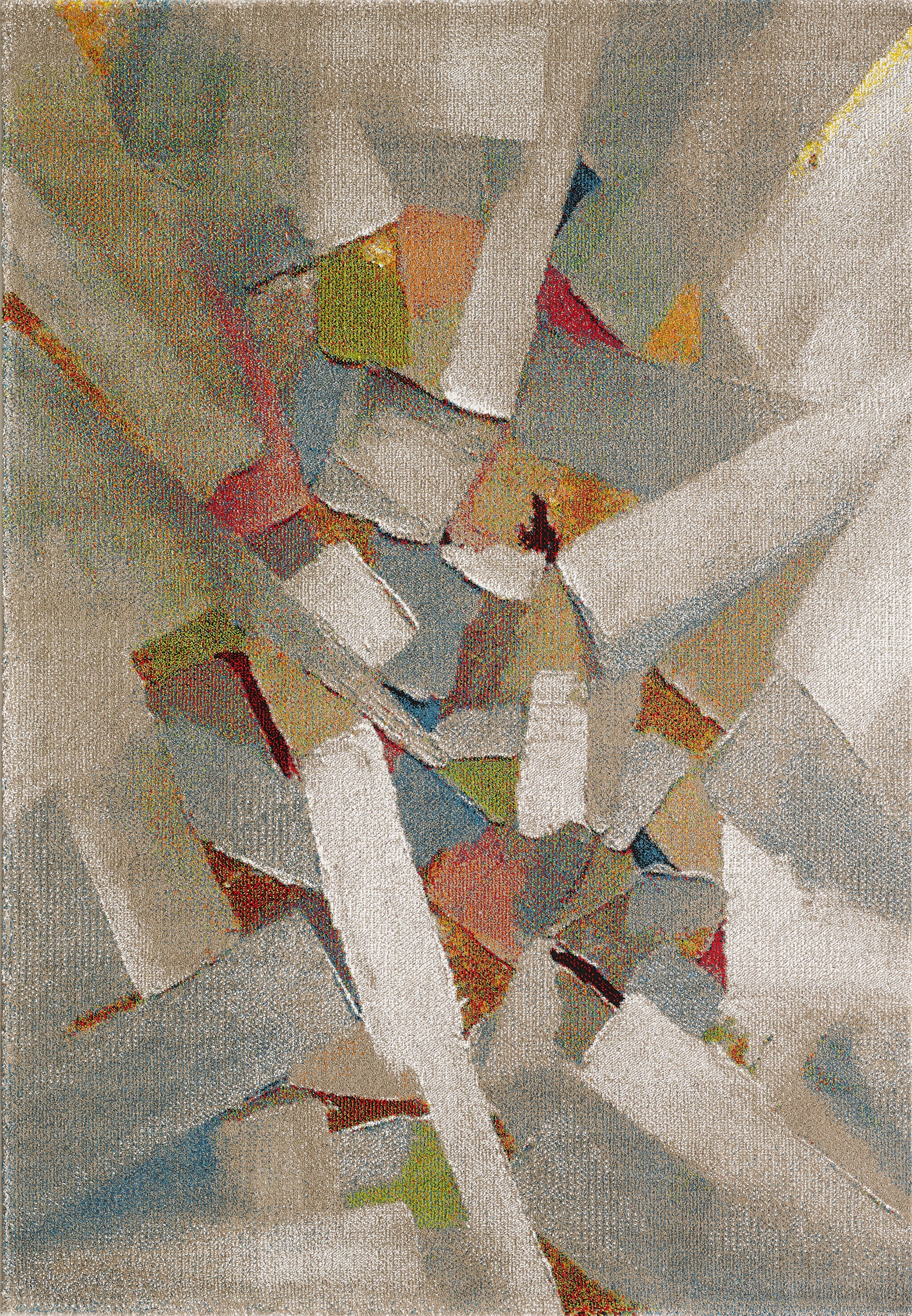 Merinos Diamond 6'6" x 9'5" Area Rug - Beige