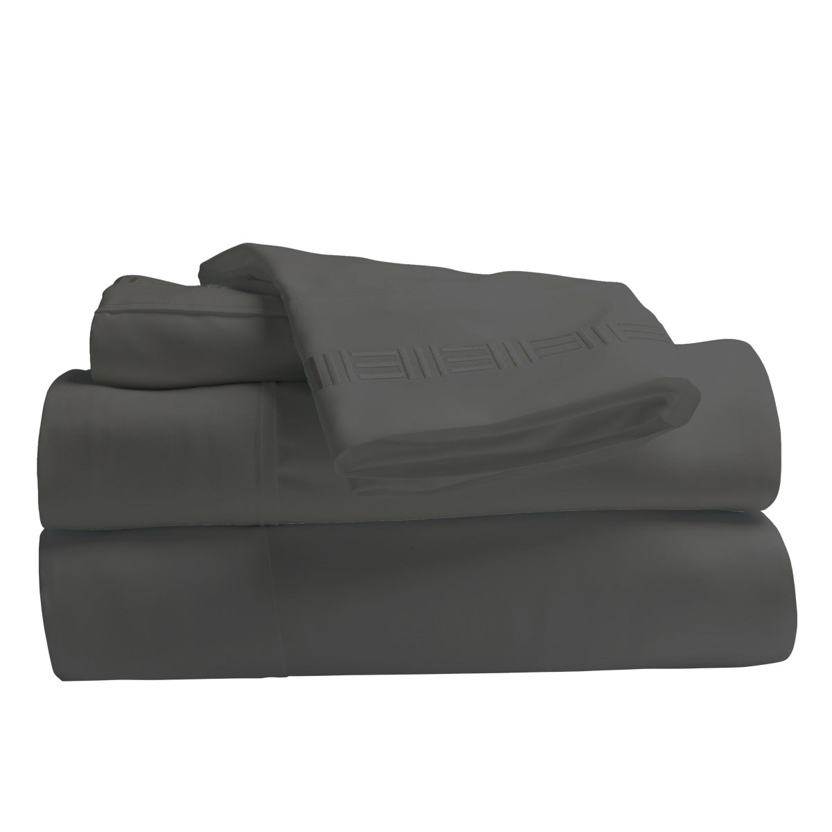 Nilus Twin Sheet Set - Dark Grey
