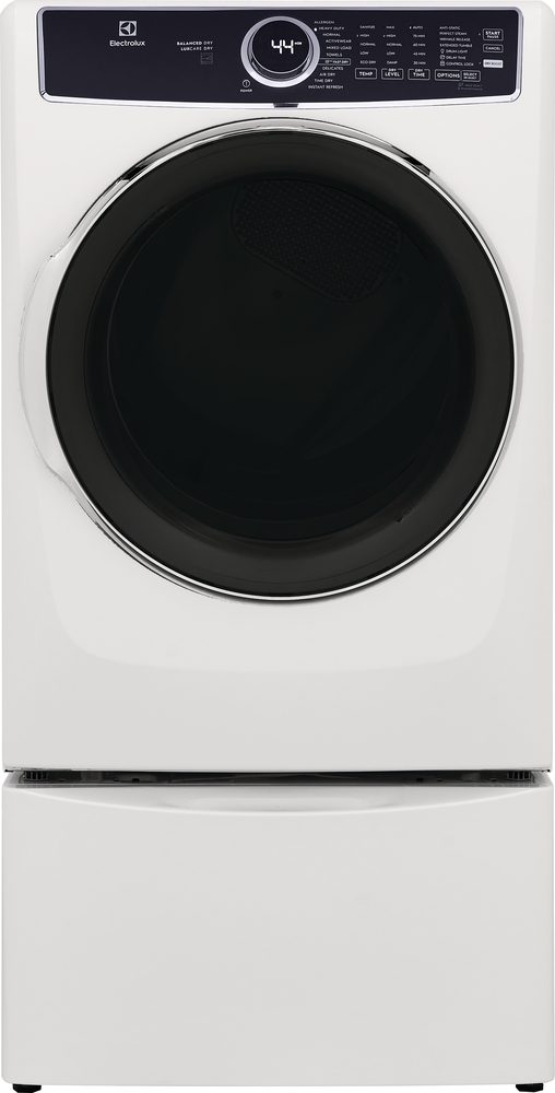 Electrolux White Front Load Electric Steam Dryer (8.0 Cu. Ft.) - ELFE763CAW